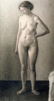 威爾漢姆 哈莫脩依 Nude Female Model 威爾漢姆 哈莫脩依 Nude Female Model